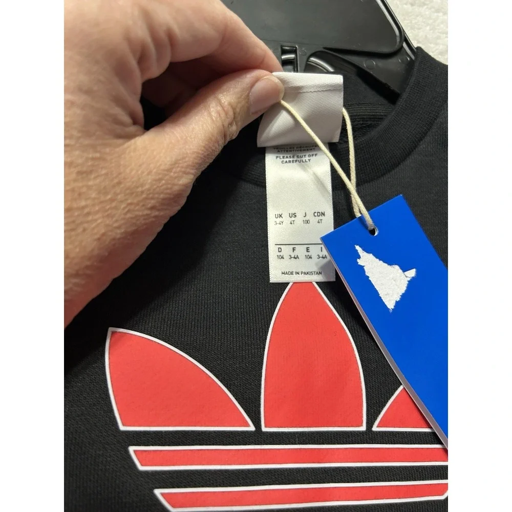 adidas trefoil crew